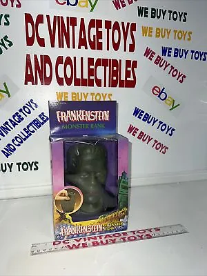 Vintage Frankenstein Monster Bank In Box 1986 BBI Toys International  RARE 🔥 • $95