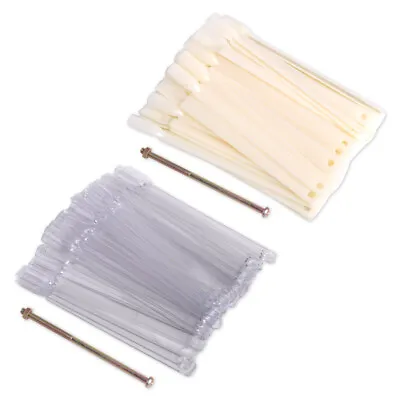 50PCS False Nail Tip Practice Stick Polish Fan Wheel Board Design Tool Color Pop • £7.52