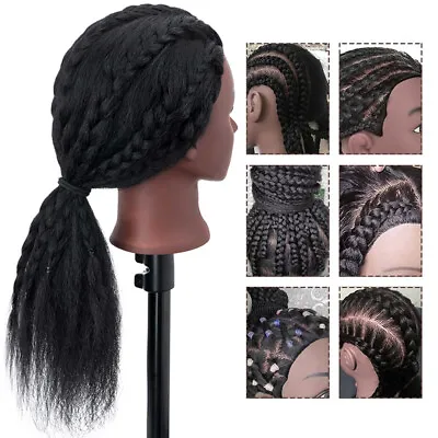 Mannequins Head 100% Human Hair For Manual Braiding Styling Practice Hairdresser • $39.99