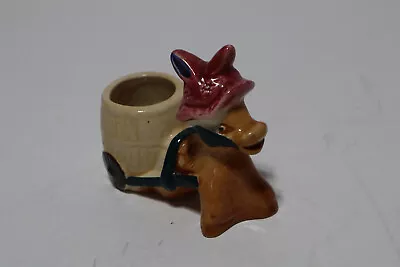 Vintage Donkey And Cart Toothpick Holder Repaired • $3.50