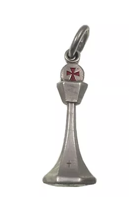 Vintage Catholic Creed Sterling Silver Communion Chalice Medal1.6 Grams Silver • $24.99