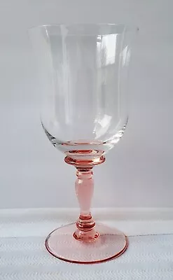 $19.95 • Buy Marquis By Waterford Bermuda Pink-Stemmed Wine / Water Goblet