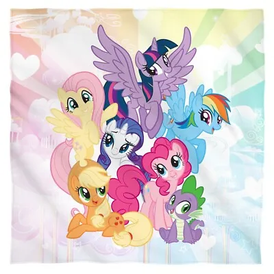 My Little Pony Friendship Is Magic  Pony Group  Bandana - 22  X 22  • $21.99