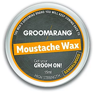£5.49 • Buy Moustache & Beard Wax Extra Strong Sandalwood 100% Natural Hair Care Organic UK