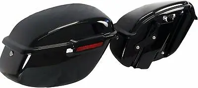 Mutazu Blk Hard Saddlebags Saddle Bags Fit 2004-later Harley Sportster 883 1200  • $450