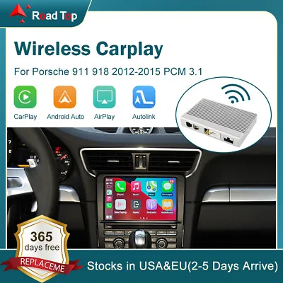 $274.55 • Buy Road Top Wireless CarPlay Kit Fit For Porsche Cayenne Macan Panamera 911 PCM 3.1