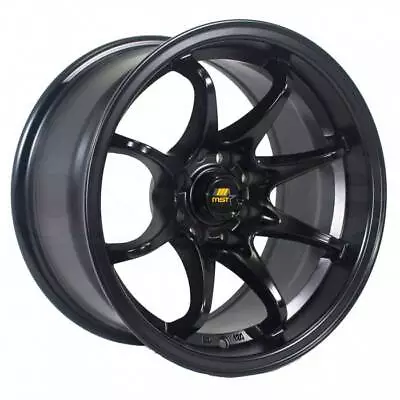 MST MT04 15x7 5x100/5x114.3 35 Black Wheels(4) 73.1 15  Inch Rims • $458.10