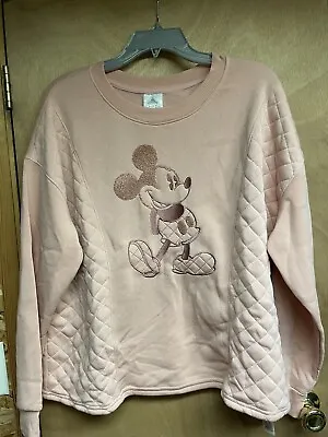 Walt Disney World Disney Parks Mickey Mouse Sweatshirt Womens Size Large Bnwt • $59.99