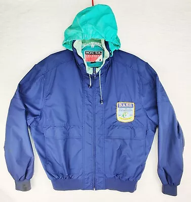 $16.99 • Buy VTG '92 Bass Anglers Pacific Trail Charger Size XL Windbreaker Jacket 2750