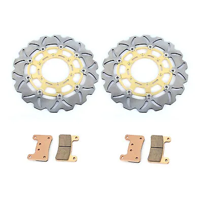 GSXR 1000 (09-11) For Suzuki Front Brake Rotors Disc Pads GSXR750 GSXR600 08-10 • $165.95