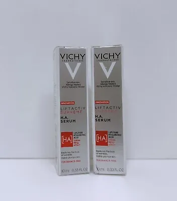 2 X Vichy Liftactive Supreme H.A. Serum 0.33 Oz Each • $10.95
