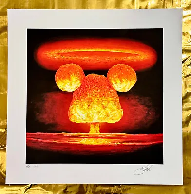 Pop Art   Thermo Bomb   Mickey Mouse Nuclear Bomb AP Art Print By Jeff Gillette • $175