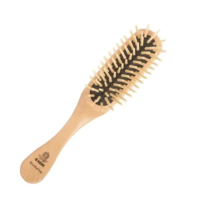 Kent Medium WOODYHOG Beechwood Phat Wooden Quill HAIRBRUSH Woody Hog BRUSH • £10.92