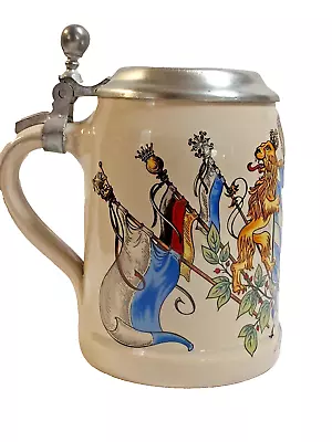 Kinder-Munchen Bavaria German Beer Lidded Stein • $19.50