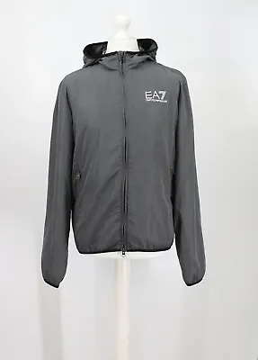 Ea7 Emporio Armani Mens Bomber Jacket Uk M Grey 8npb04pnn7z Rrp £149 Vi • £64.43