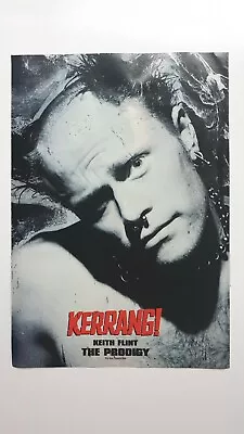 £6 • Buy THE PRODIGY Keith Flint / SMASHING PUMPKINS Kerrang! Magazine POSTER 1996