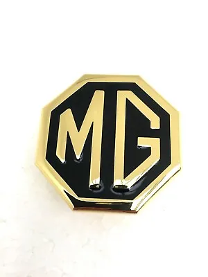 Cha508 - Mg  Boot Badge Genuine Concours Finish Mgb Rds Mg Midget Jubilee Models • $42.02