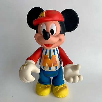 Vintage Mickey Mouse Baseball Player 12  Posable Figure • $16.95