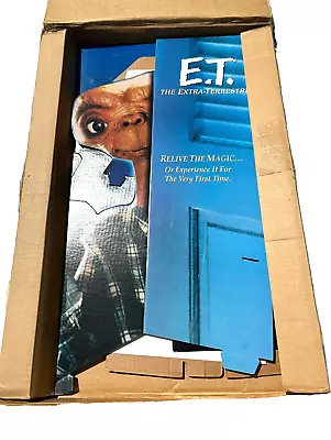 Original 36  Cardboard Standee Movie Store Display E.T The Extraterestrial - NOS • $139.30