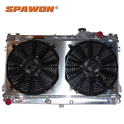 1140 Aluminum Radiator + Fan Shroud For Mazda Miata STO LE SE L4 MT 90-97 SPAWON • $215