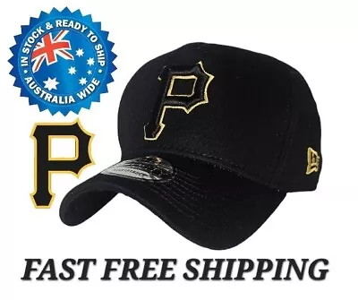 P Pittsburgh Pirates Mlb New Era 9forty Yellow & Black Snapback Cap Hat La Ny • $36.95