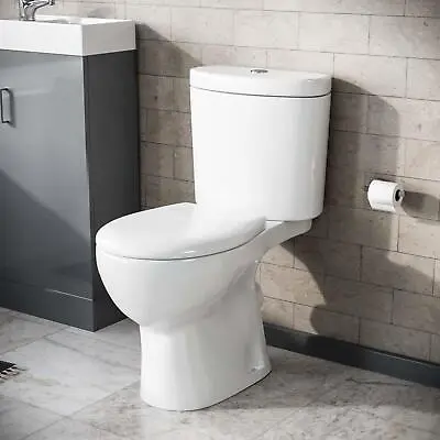 £89.99 • Buy Lyde Modern Close Coupled Toilet Bathroom WC Pan, Toilet Seat & Cistern