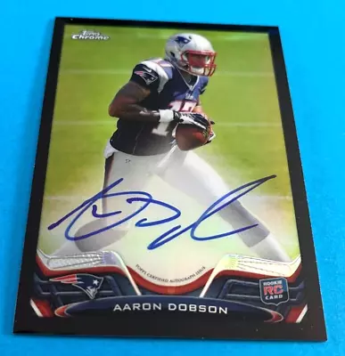 Aaron Dobson 2013 Topps Chrome Black Refractor Rookie Autograph Sp /25 Sharp #65 • $2.99