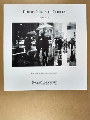 1998 Philip-Lorca DiCorcia 'Street Work' Exhibition Vintage Print Ad • $9.99