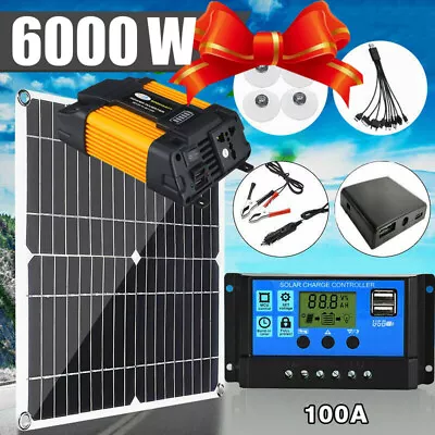 6000W Solar Panel Power Inverter Generator For RV Marine Boat Off Grid System • $49.98