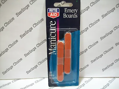 Rite Aid Manicure 10 Mini Emery Boards • $5.99
