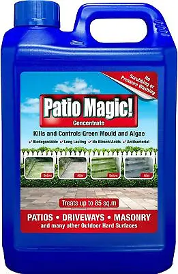 £10.81 • Buy Patio Cleaner Moss Killer Decking Fencing Green Mould Algae Remover Path Magic