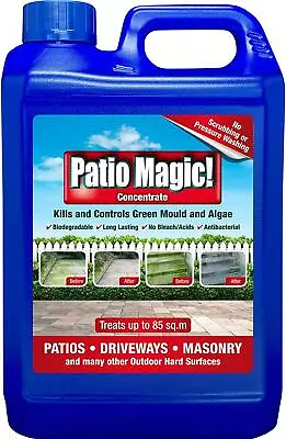 £10.81 • Buy Patio Cleaner Moss Killer Decking Fencing Green Mould Algae Remover Path Magic