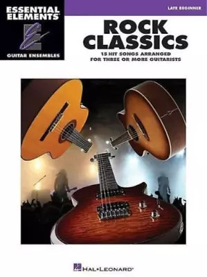 Adam Perlmutter Essential Elements Guitar Ens - Rock Classics (Paperback) • $29.72