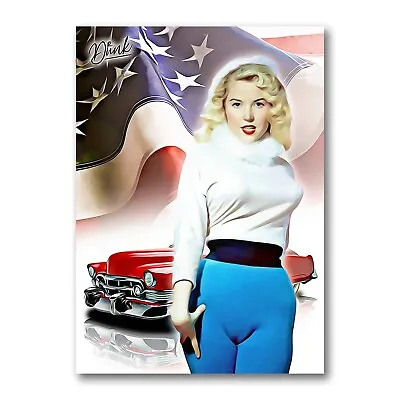 Betty Brosmer Pin-Up Patriot Sketch Card Limited 05/30 Dr. Dunk Signed • $11.79