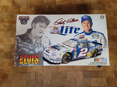 Rusty Wallace Miller Lite Stock Car - Elvis Presley - 1:24 Scale - Die Cast • $10