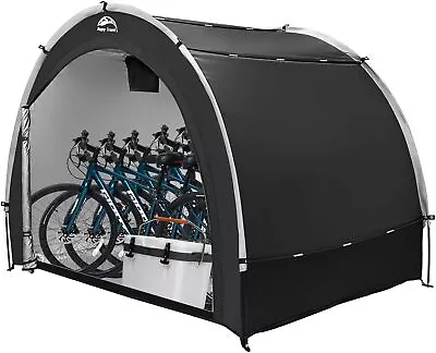 Bike Storage Tent Shed 7x5ft Large Outdoor Waterproof Bicycle Covers Shelter • $102.59