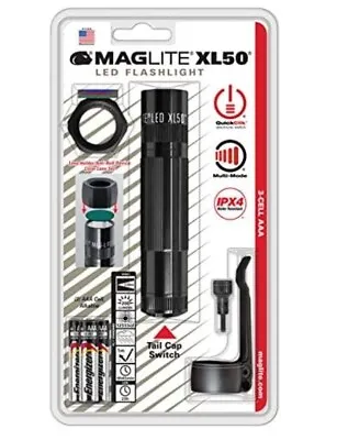 Maglite XL50 LED 3-Cell AAA Flashlight Tactical Pack Black • $58.99