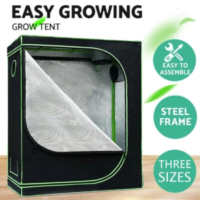 $61.79 • Buy Grow Tent Kits Hydroponic 600D Oxford Indoor Room Grow System