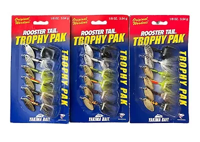 *NEW* Yakima Bait Worden’s Rooster Tail Trophy Pak 1/8 Oz Lot Of 3 ~ 18 Total • $59.99