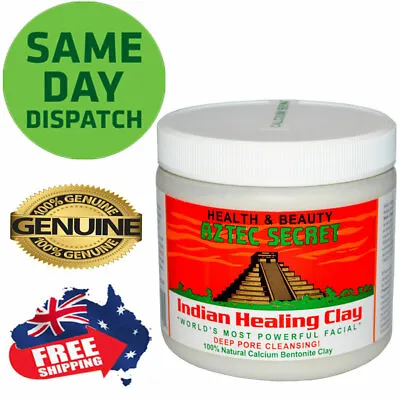 $21.50 • Buy Aztec Secret Indian Healing Clay Facial Deep Pore Cleansing Mask 454g Genuine 