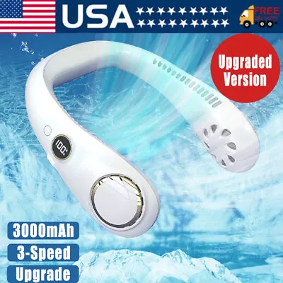 USB Portable Hanging Neck Fan Cooling Air Cooler Little Electric Air Conditioner • $12.34