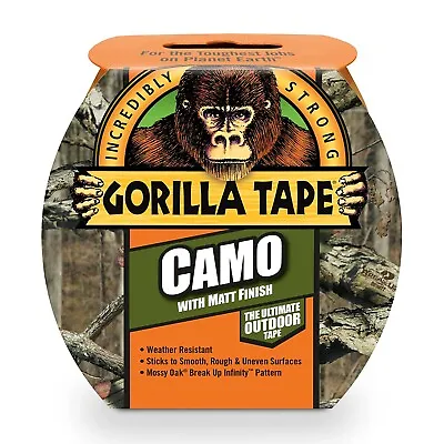 Gorilla Tape Strong Clear White Black Durable Repair Gaffer Adhesive Duck Duct • £14.45