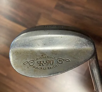 Vintage Wilson Original R-90 Sand Iron Wedge - RH - 56 Degree - Graphite Shaft • $19