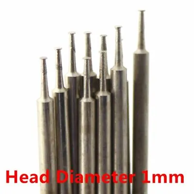 30Pcs 1mm Super-Thin T Diamond Grinding Head Rotary Bits Burrs For Carving Tools • $14.99