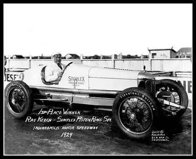 Indy 500 Winner Ray Keech Photo 8X10 Indianapolis 1929 Race Speedway #2 • $7.95