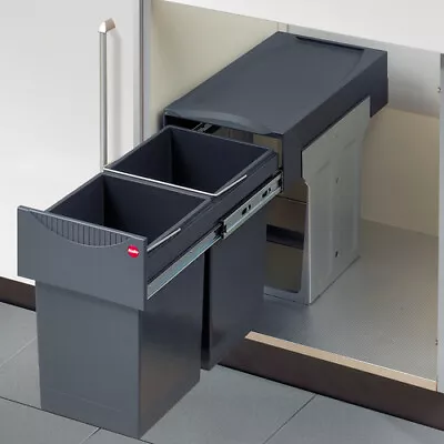 Hailo Tandem Swing Out Kitchen Waste Bin For Under Sink Units Built In Pull Out • £120.99