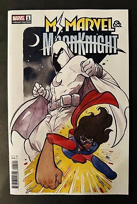 Ms. Marvel & Moon Knight 1 | 2022 | Peach MoMoKo Variant | Marvel Comics  • $6