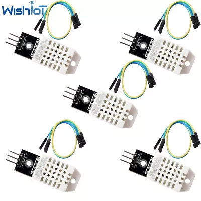 5PCS DHT22/AM2302 Digital Temperature Humidity Sensor Replace SHT10 SHT11 SHT15 • $42.43