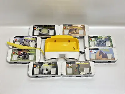 2003 National Geographic 3-D Photo View Finder Toy + 8 Cartridges • $43.99