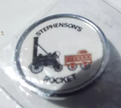 STEPHENSONS ROCKET LOCMOTIVE Railway Badge • £2.99